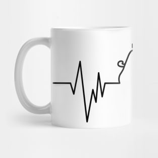 Police Heartbeat Mug